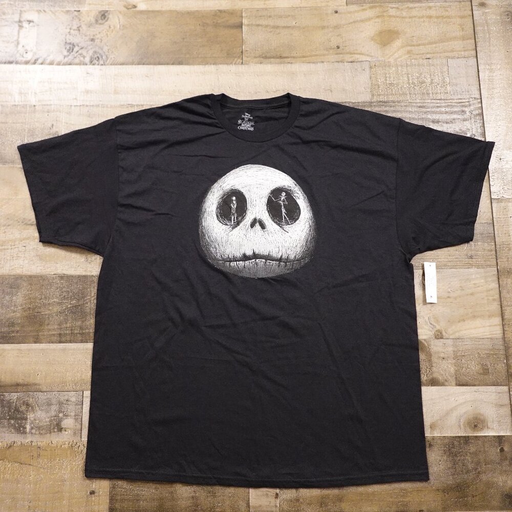 Disney‎ Nightmare Before Christmas Jack & Sally Eyes Graphic Tee 2XL